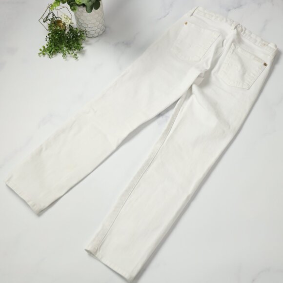 Elegant White Women's Pants - Picture 6 of 9